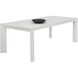 Merano 90 X 40 inch White Outdoor Dining Table